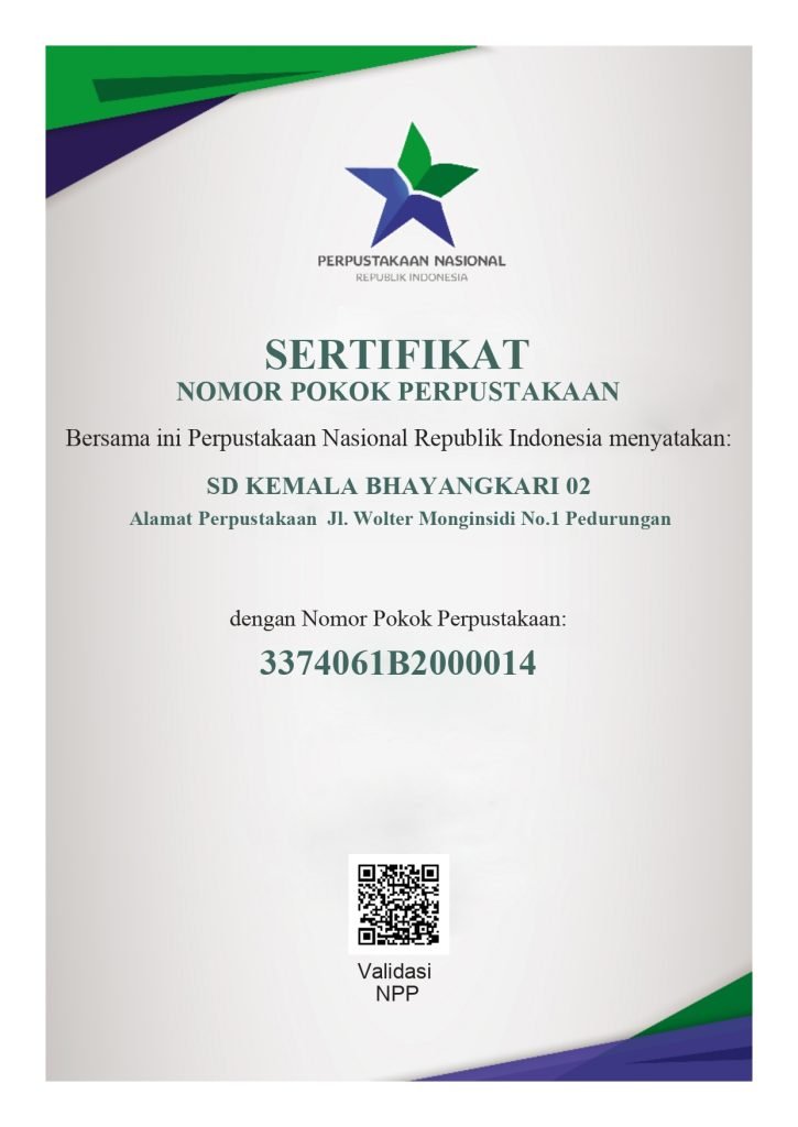 NPP Perpustakaan SD Kemala Bhayangkari 02
